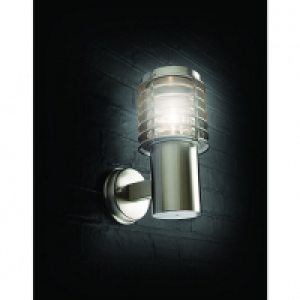 Wickes Eton Exterior Stainless Steel Wall Light - 60W