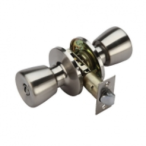 Wickes Privacy Knob Set Satin Nickel Finish £19.99