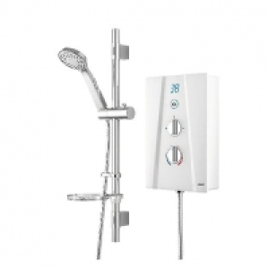 Wickes Hydro Digital Electric Shower White 9.5kW £129.99