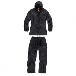 Scruffs Rain Suit Black Size Large £15.99