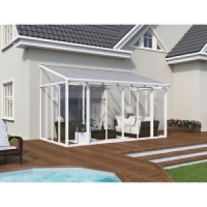 Palram San Remo Polycarbonate Conservatory White - 2950 x 43