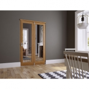 Wickes Newbury Internal Fold Flat 2 Door Set Oak Veneer 2007
