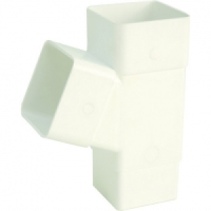 Wickes White Squareline Downpipe Branch £5.58