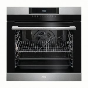 AEG Single Multifunction Pyrolytic Oven BPK642220M SS