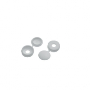 Wickes White Plastic Screw Cover Caps Pack 100 £5.99