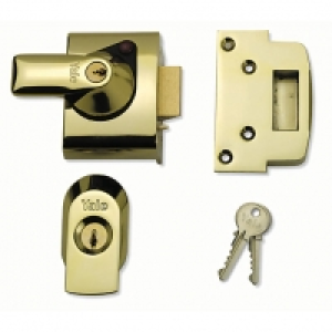 Yale P-BS2-BLX-PB-40 British Standard Nightlatch 40mm Brass £58.99