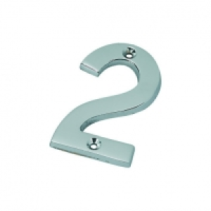Wickes Door Number 2 Chrome £3.25