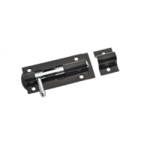 Wickes  Wickes Tower Bolt Black 76mm