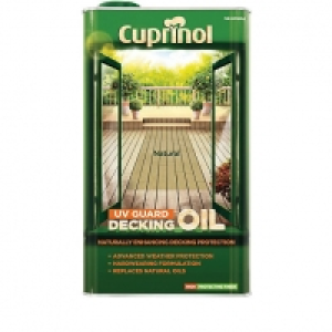 Cuprinol UV Guard Decking Oil - Natural 5L £39.99