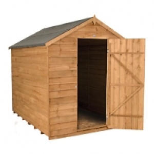 Wickes Apex Overlap Dip Treated Windowless Shed 6 x 8 ft - w &pound;430.31