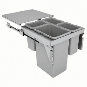 Stanto 50 Waste Bin for 500mm Base Unit 1 x 24 , 3 x 8L Bins