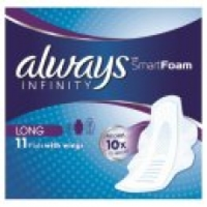 Infinity Long Sanitary Towels With Wings &pound;2.00