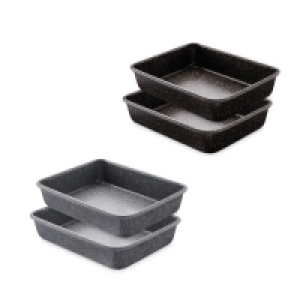 Marble Effect Roasting Tins 2-Pack £6.99