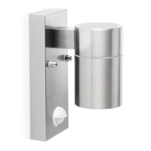 Ranex Polished Chrome Outdoor Wall Light with PIR - 28W GU10