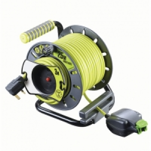 Pro-xt 25m Reverse Open Reel High Visibility Cable with Inli
