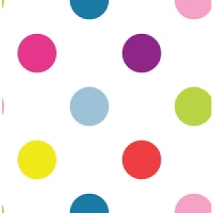 Graham & Brown Superfresco Easy Bright Multicolour Dotty Wal