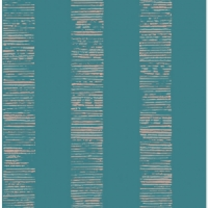 Graham & Brown Boutique Mara Stripe Turquoise Decorative Wal
