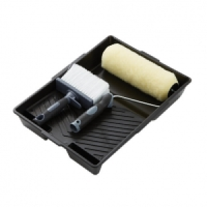Wickes Soft Grip Masonry Roller Set & Brush - 9in