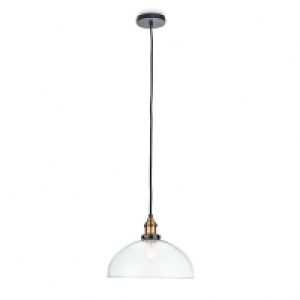 Philips Manor Gloss Clear Vintage Pendant Lamp - 40W
