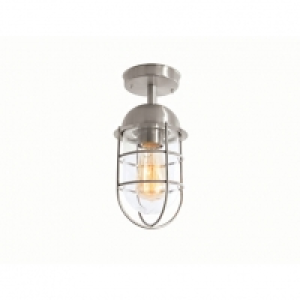 Zinc Kari Porch Lantern Stainless Steel &pound;39.99