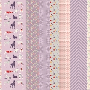 ohpopsi Houndstooth Wall Mural Multi - 14.4m (L)