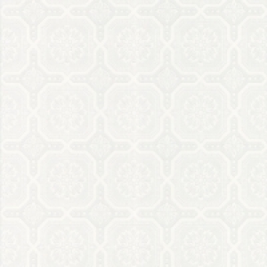 Graham & Brown Paintable Blown Wallpaper Classic Tile White