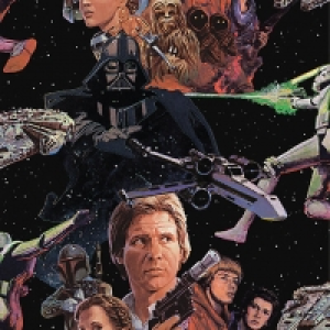 Graham & Brown Star Wars Film Decorative Wallpaper Multi - 1