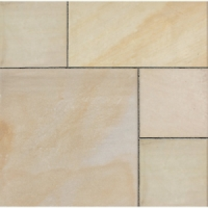 Marshalls Fairstone Sawn Versuro Smooth Autumn Bronze Centre