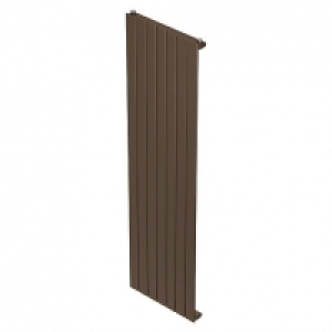 QRL Slieve Single Panel Vertical Designer Radiator - Bronze