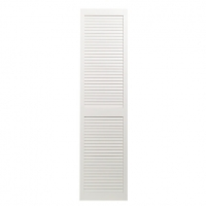 Wickes Internal Closed Louvre Door White Primed 1829 x 457mm