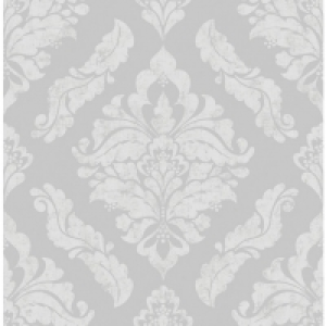 Graham & Brown Boutique Damaris Silver Decorative Wallpaper