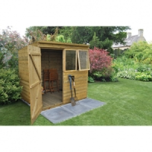 Forest Garden Pent Tongue & Groove Pressure Treated Shed 7 x