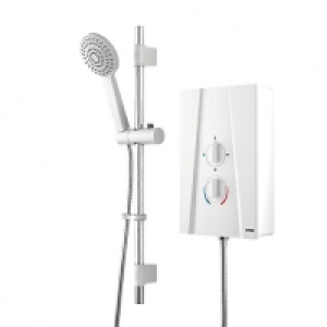 Wickes Hydro Plus Electric Shower White 9.5kW