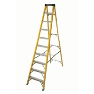 Youngman S400 GRP 10 Tread Heavy Duty Trade Fibreglass Stepl