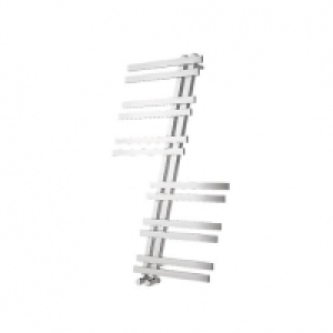 Wickes Ardea Designer Towel Radiator - Chrome 596 x 943 mm