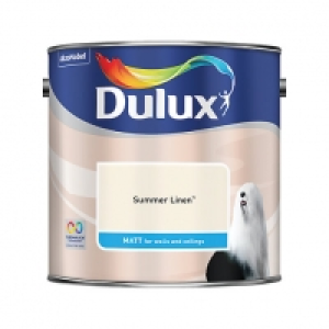 Dulux Matt Emulsion Paint - Summer Linen 2.5L £15.99