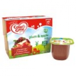 Plum & Apple 100% Fruit Pots 4m+ £1.00