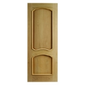 Wickes Buxton Internal Oak Veneer Door 2 Panel 1981x838mm