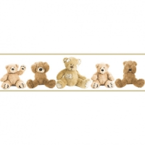 Graham & Brown Teddy Bears Multicoloured Decorative Border -