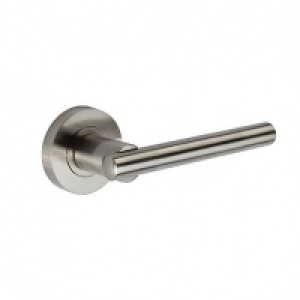 Wickes Dino Round Rose Handles Pair Satin Nickel Finish