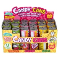 Makro Crazy Candy Factory Crazy Candy Factory Candy Cans Orange, Cherry & Apple 36 x 1