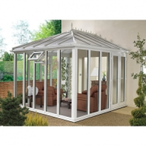 Wickes Edwardian Conservatory E10 Full Height White 3880 x 5 &pound;8,254.99