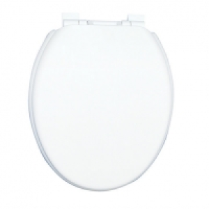 Wickes Thermoplastic Soft Close Toilet Seat - White &pound;14.99