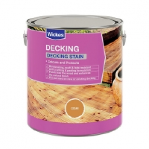 Wickes Decking Stain - Cedar 2.5L £19.99