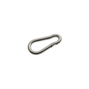 Wickes Bright Zinc Plated Carbine Hook 4mm Pack 2 &pound;0.99