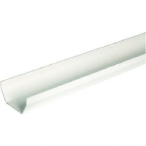 Wickes White Squareline Gutter Length 2000mm £4.49