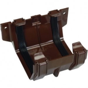 Wickes Brown Squareline Gutter Joint Bracket &pound;1.99
