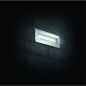 Wickes Riko Stainless Steel Exterior LED Brick Light - 3W
