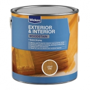 Wickes Quick Drying Woodstain - Light Oak 750ml