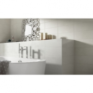 Wickes Logic Grey Ceramic Wall Tile 400 x 150mm